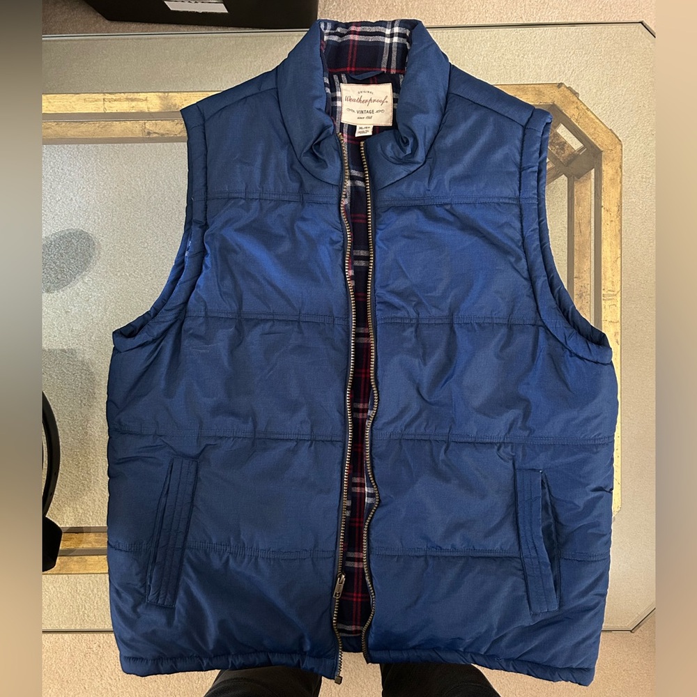Weatherproof Navy Quilted Vest